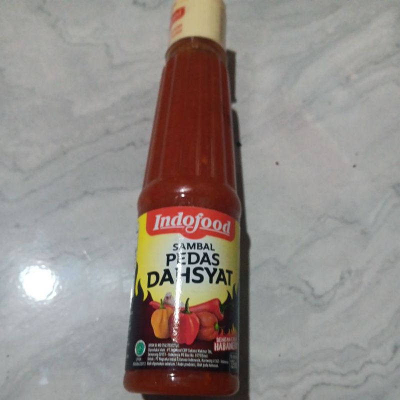 

saus sambal indofood 135ml botol