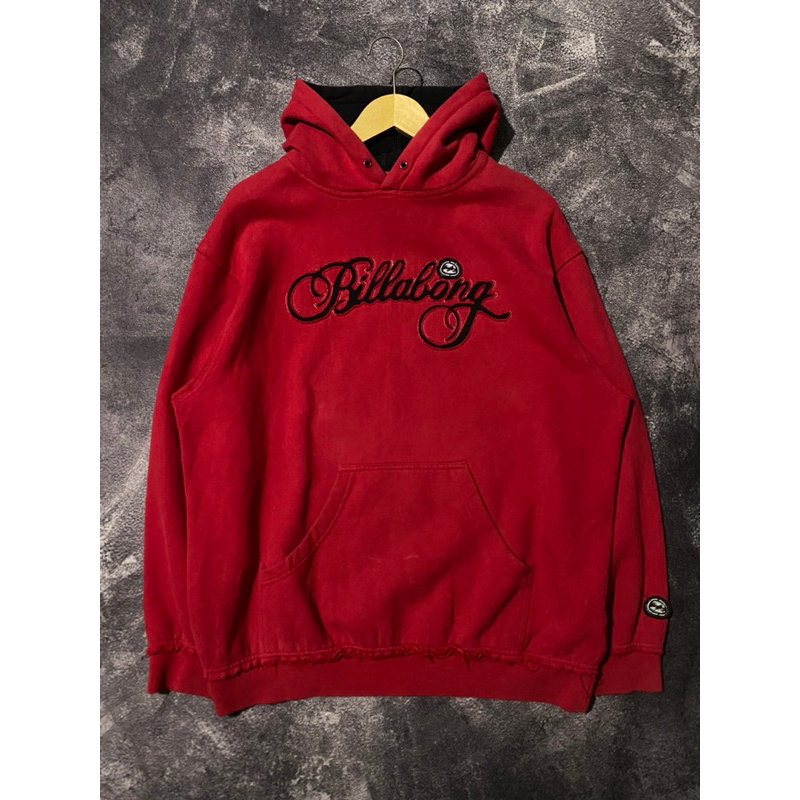 HOODIE/BILLABONG VINTAGE BORDIR RED/SECOND ORIGINAL