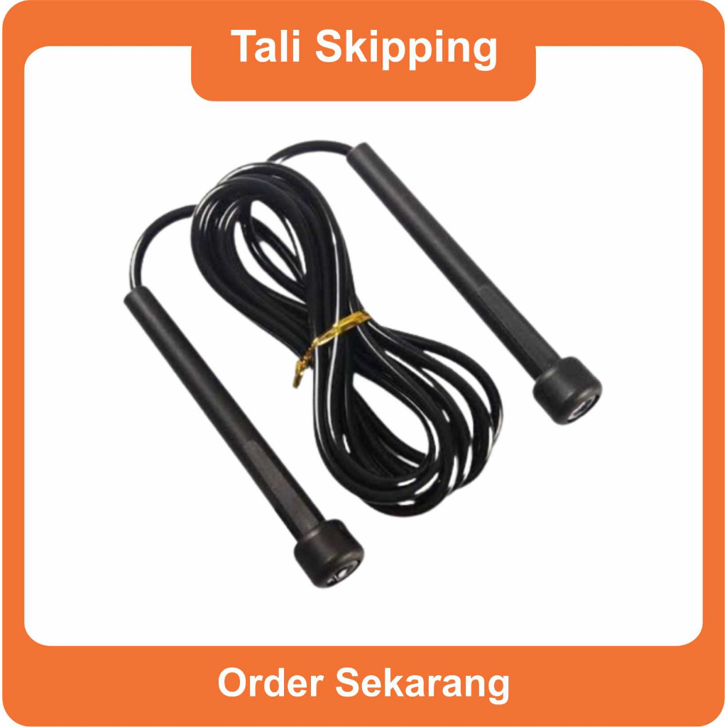 Tali Skipping Pvc Dewasa Lompat Tali Skiping Olahraga