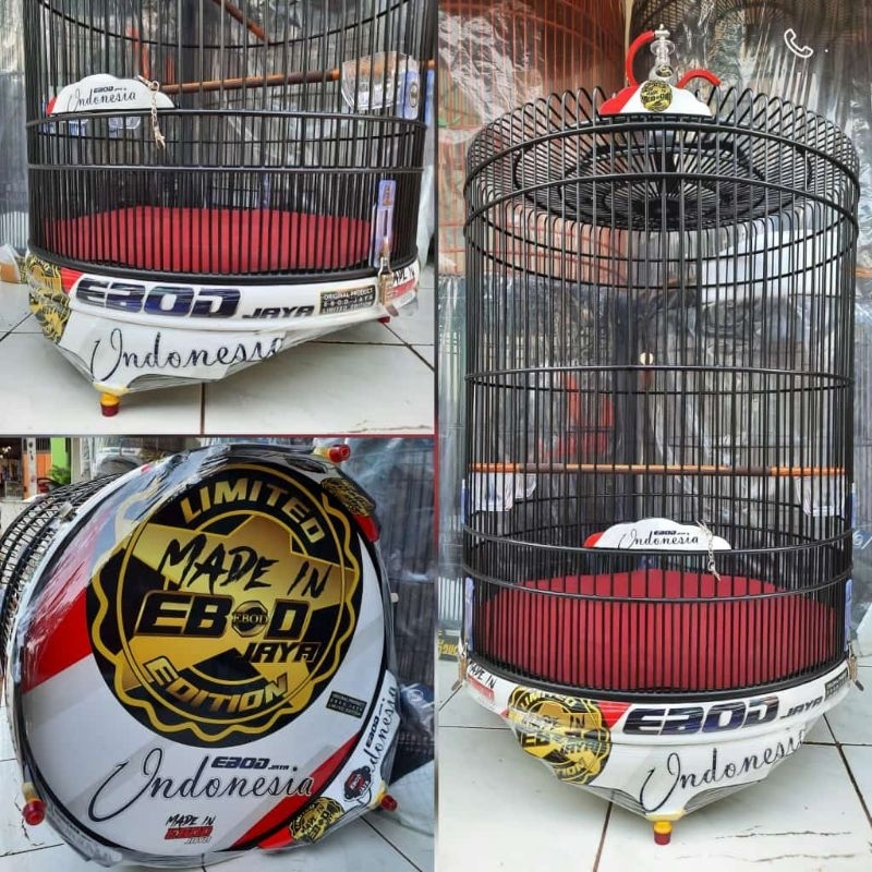 SANGKAR MURAI EBOD JAYA LIMITED EDITION KOMPLIT//AKSESORIS