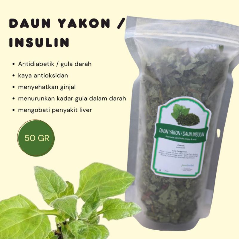 Daun yakon / Daun Insulin, Teh daun yakon / insulin