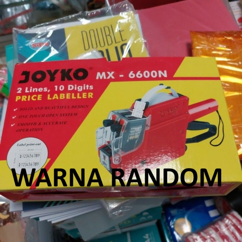 

1 BUAH Alat Joyko MX 6600N Tembak Label Harga Angka-Angka Price Labeller