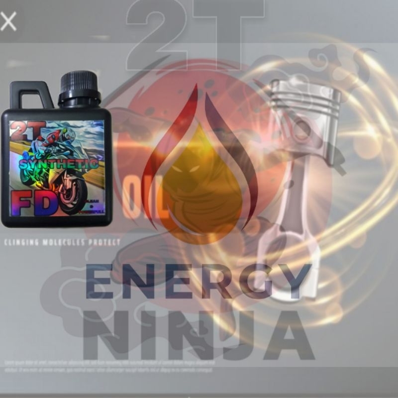 2t Ninja Racing Oil Synthetic Clean and Powerfull repack 500ml