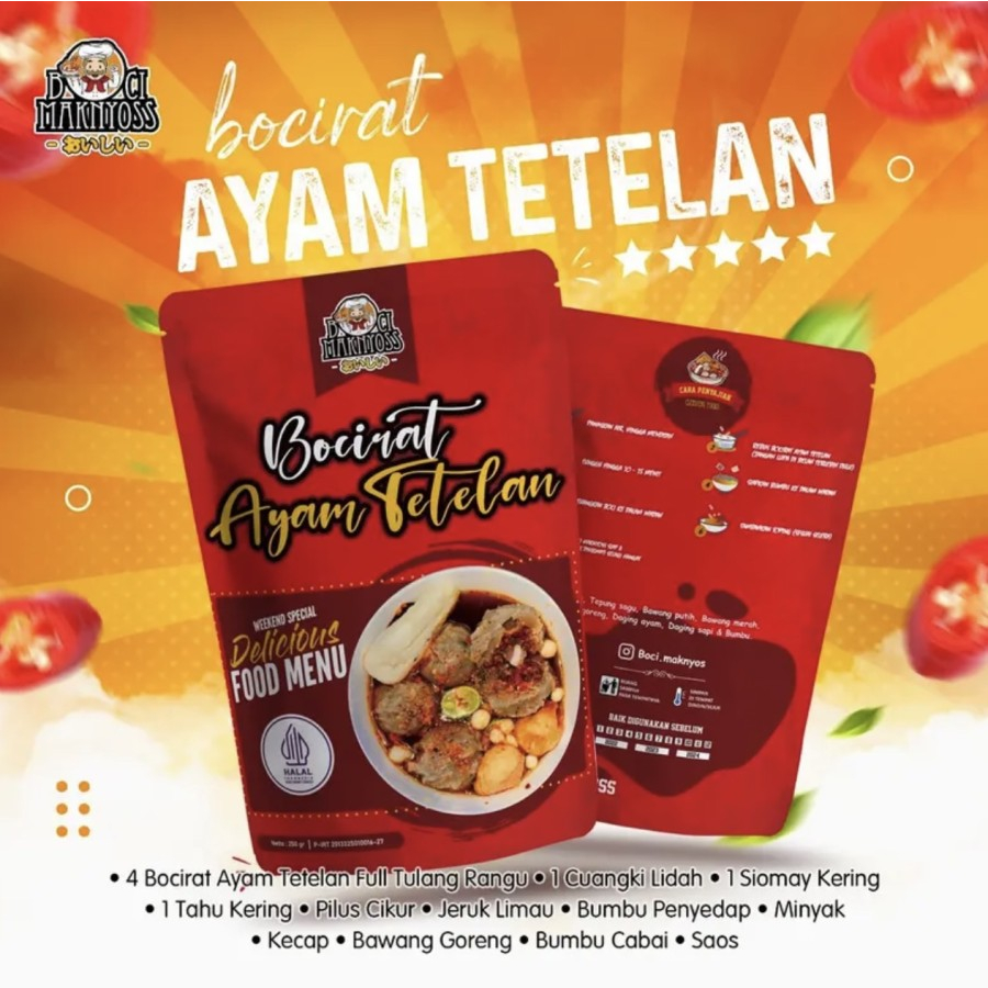 

BOCI MAKNYOSS BOCIRAT AYAM PEDAS AYAM TETELAN
