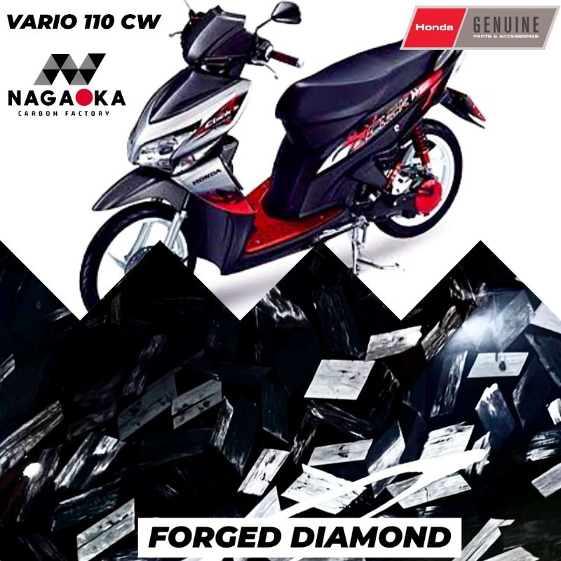 VARIO 110 CW KARBU FORGED DIAMOND PREMIUM BODY KASAR CARBON KEVLAR KARBON SPION PANEL BATOK SPAKBOR 