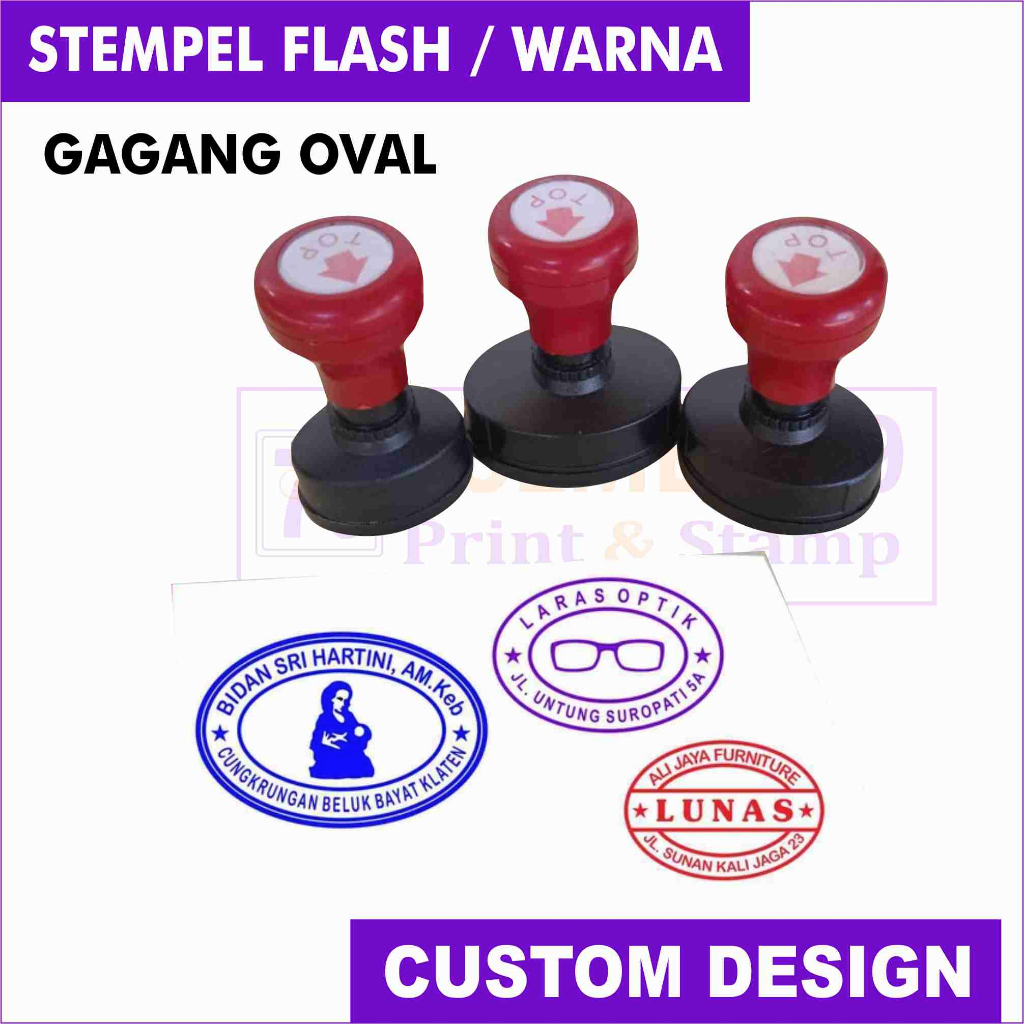 

Stempel Flash Warna Otomatis Custom Design