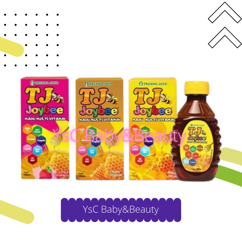 

TJ Joybee Madu Multivitamin Plus 100mL All Varian Jeruk Strawbery Original, gummy