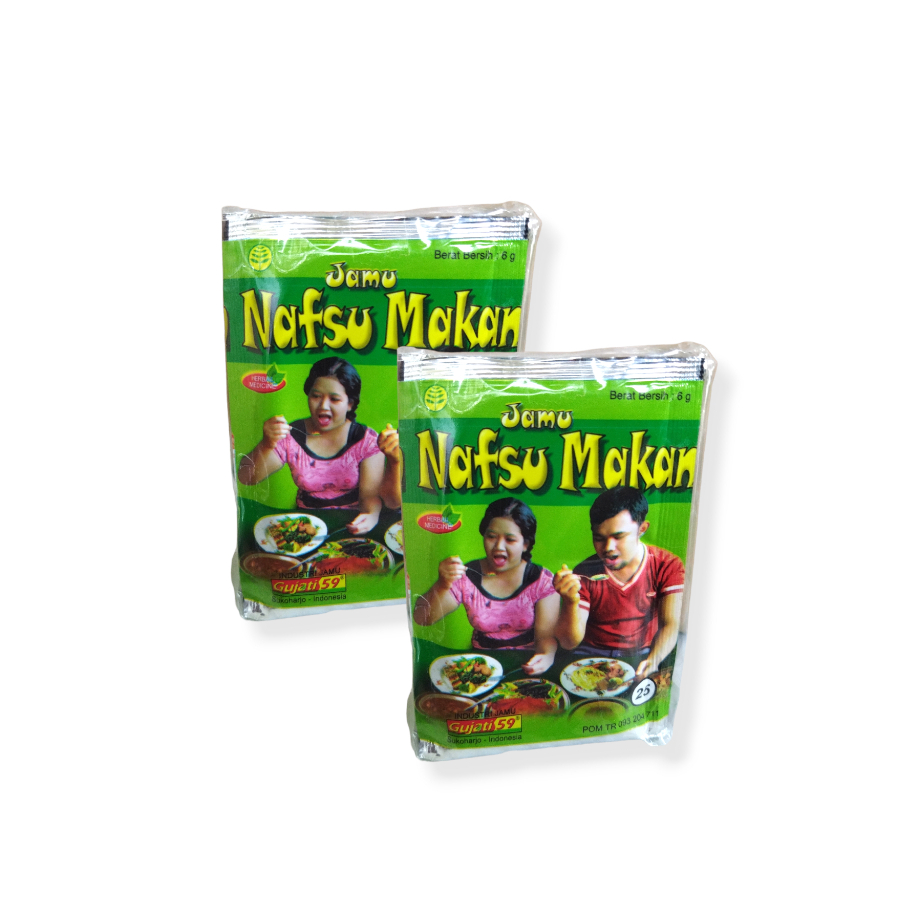 

Jamu Nafsu Makan Gujati 59 isi 10 sachet