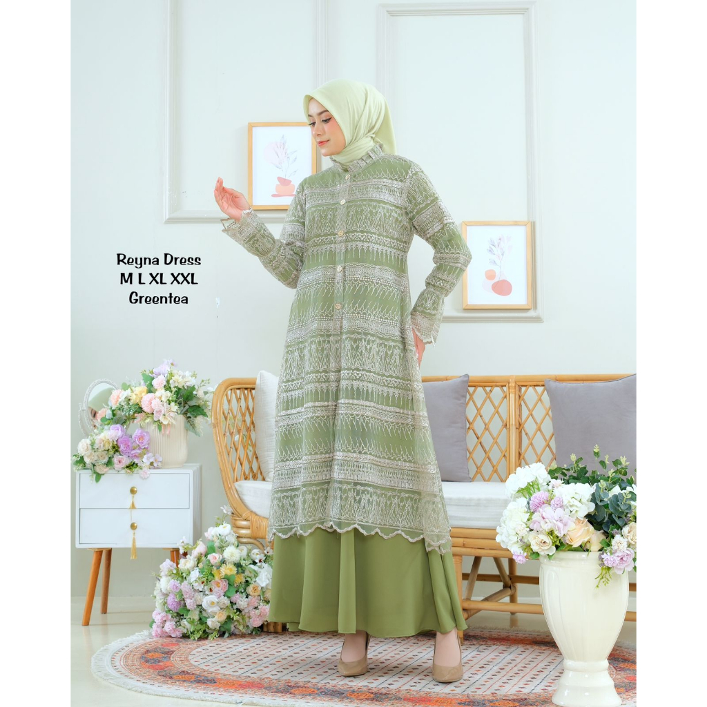 GAMIS PESTA REYNA DRESS/ GAMIS PESTA KONDANGAN/ REYNA DRESS