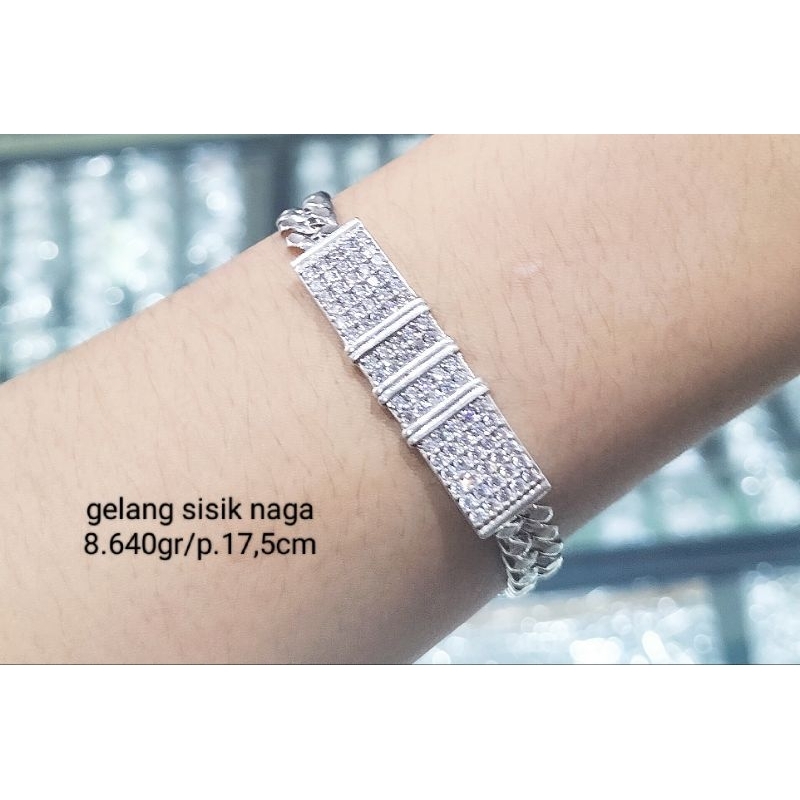 gelang sisik naga perak925