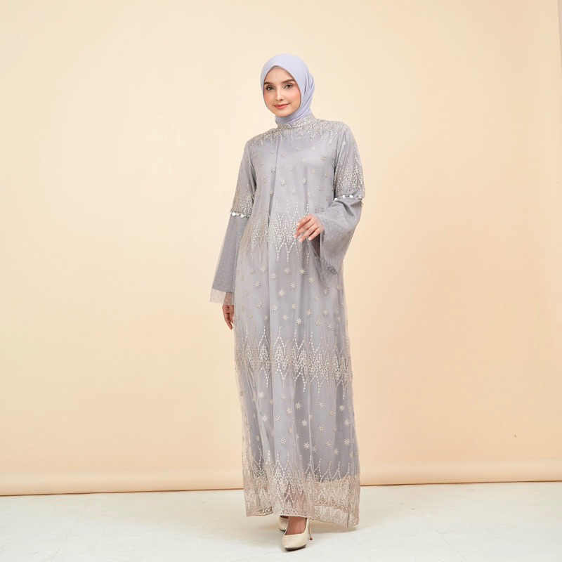 Gauri Gamis Dress Tile bordir payet