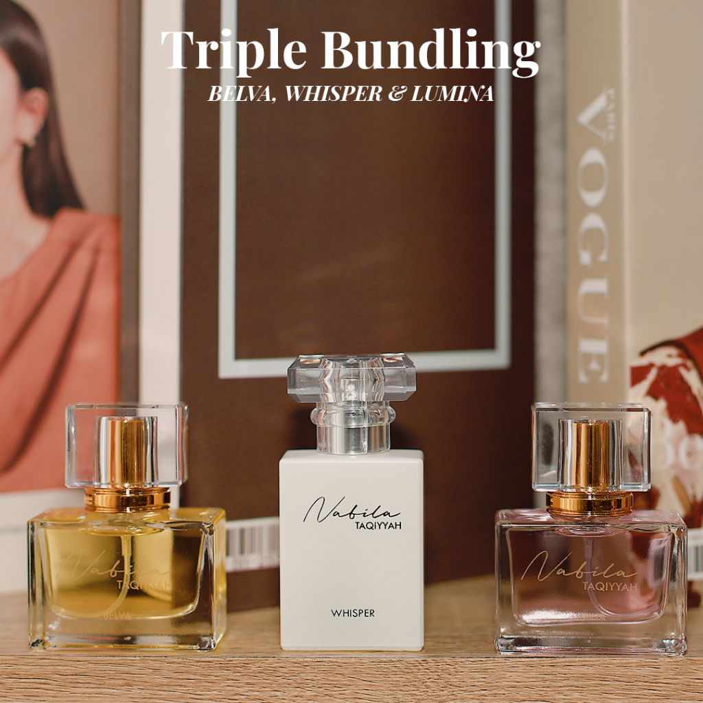 BUNDLING PAKET 3 PARFUM | Nabila Taqiyyah Luxe Perfumery Parfum Wanita Pria