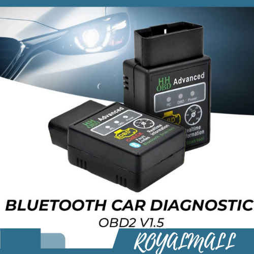 Bluetooth Car Diagnostic OBD2 / Bluetooth Blutut Diagnosa Diagnostik Diagnostic Alat Pembaca Kode Ma