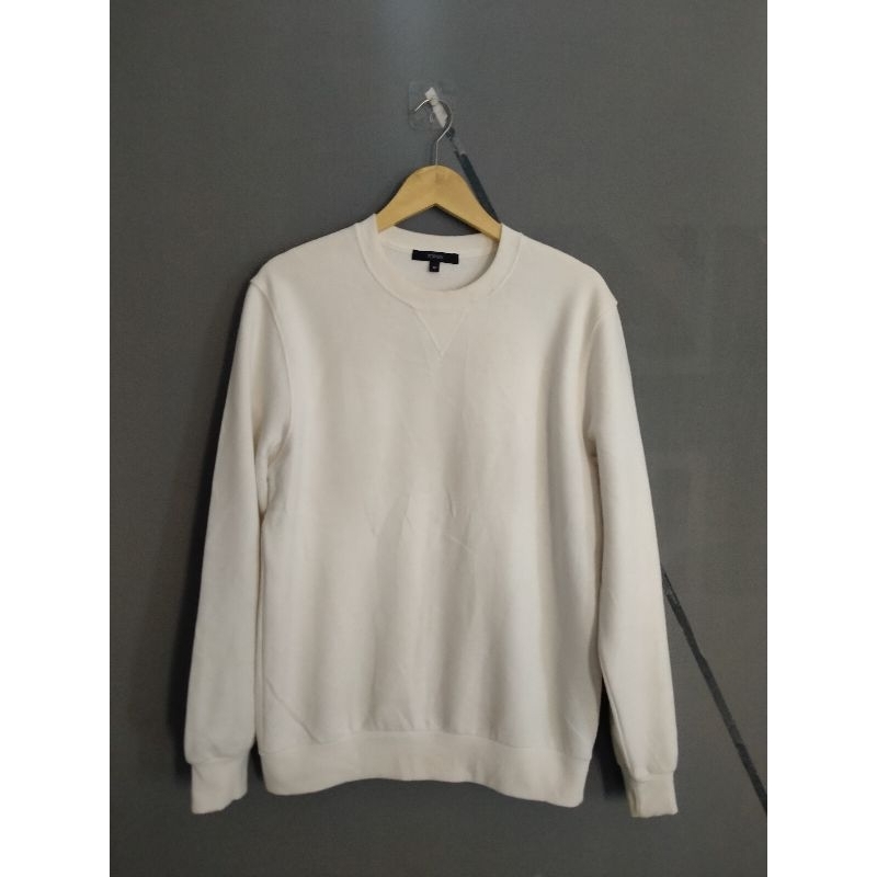 Crewneck putih polos Topten