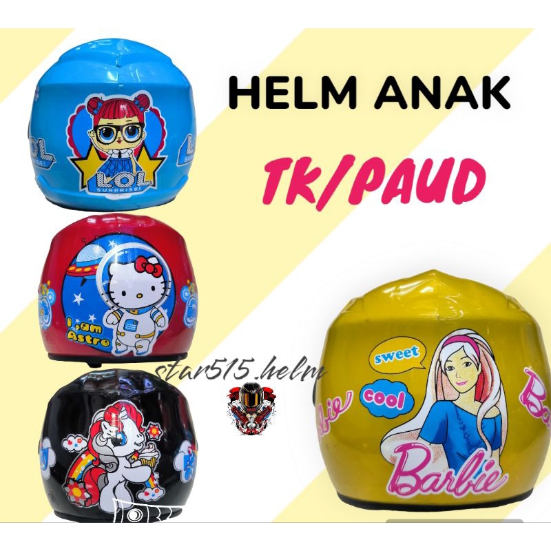 Helm Anak Balita/Helm Anak usia 2 3 4 5 Tahun/Helm Anak Cowo Cewe/Helm Anak SNI/Helm Anak Usia 2 3 4