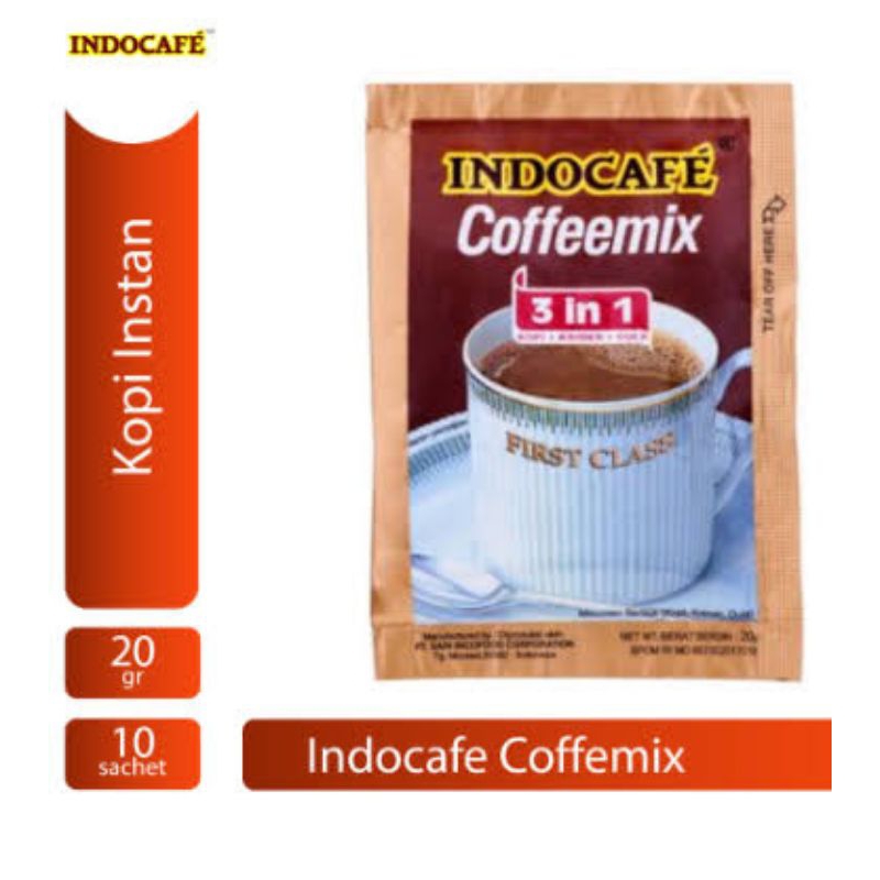 

INDOCAFE COFFEAMIX 3IN1 1RENCENG REG
