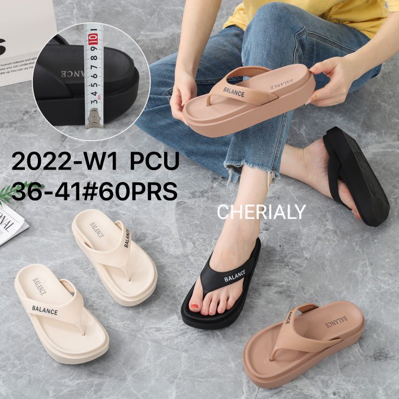Sandal Jepit Wanita Import Karet Jelly Tebal Jepit Balance Sol.Tebal 5 cm Balance 2022