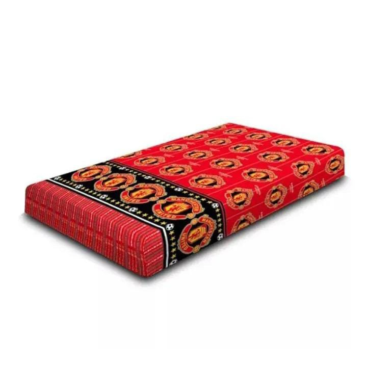 Sarung Kasur Busa Resleting Motif Mencester Sprei Resleting Motif MU