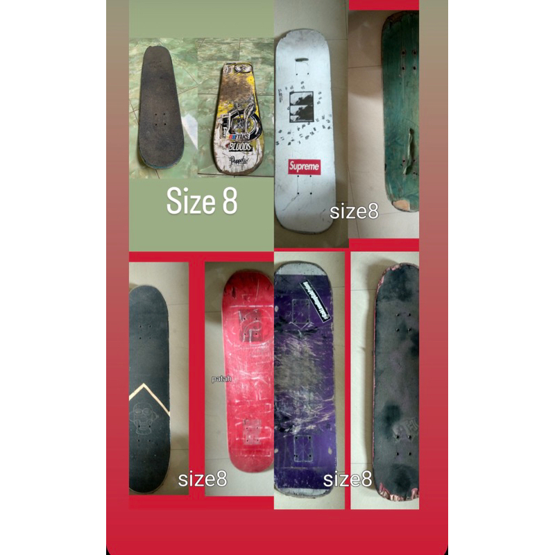 deck/papan skateboard second