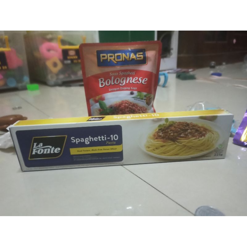 

paket spaghetti dan saus bolognese