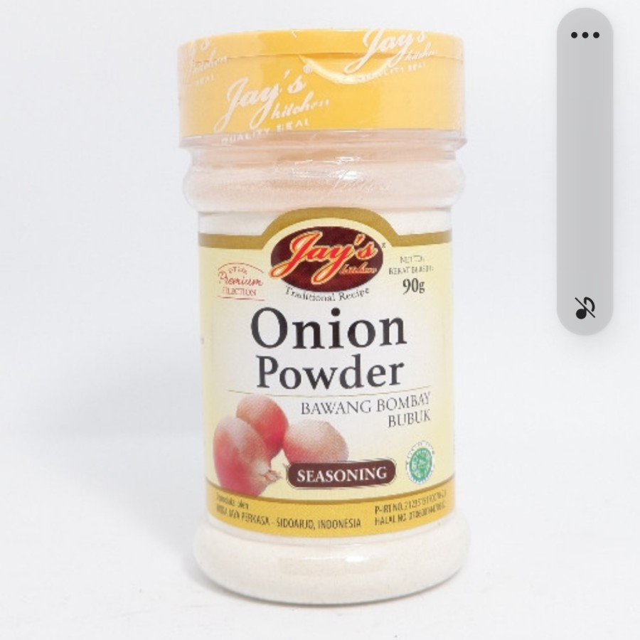 

JAYS ONION POWDER/BAWANG BOMBAY BUBUK 90GR X 1 TAMBAHAN MAKANAN