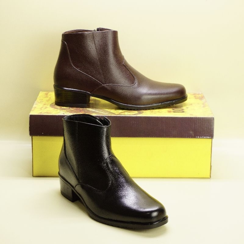 Sepatu Pantofel Wanita Boot Asli Kulit 100%, SCORPION 12446