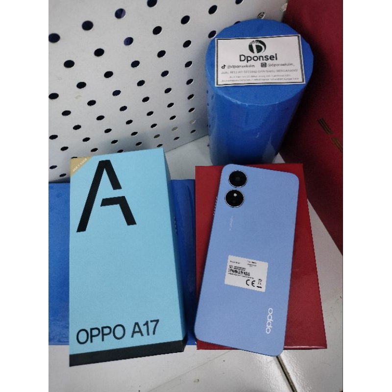 Oppo A17 8(4+4) 64 second original murah