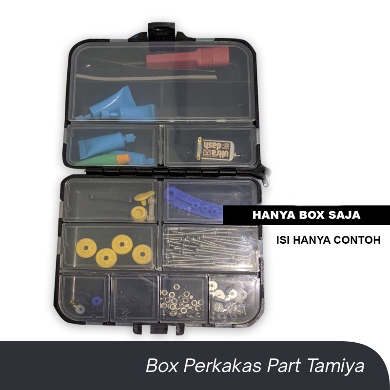 BOX Perkakas Part Tamiya Kotak Dinamo Penyimpanan Part Tamiya Kotak