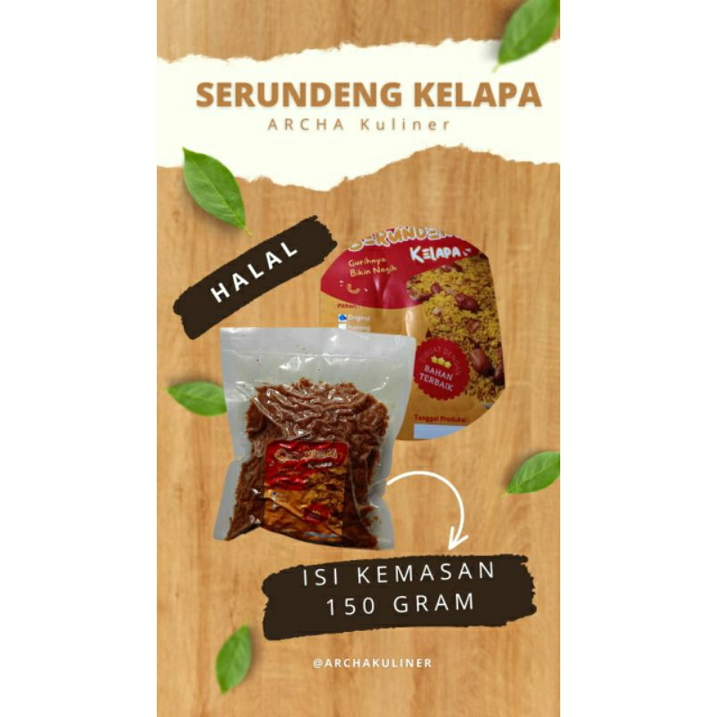 

Serundeng Kelapa Gurih Garing 150 Gram