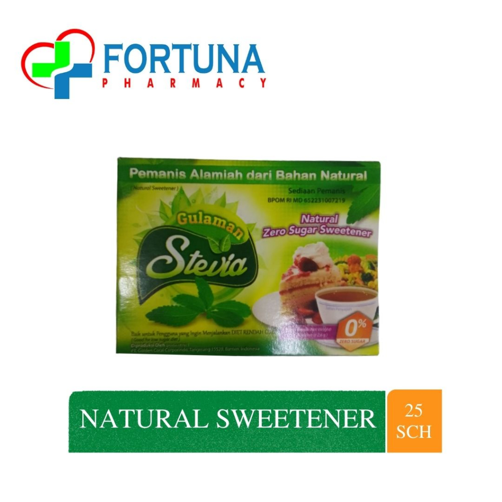 

Gulaman Stevia Pemanis Alamiah dari Bahan Natural 1 Box isi 25 Sachet