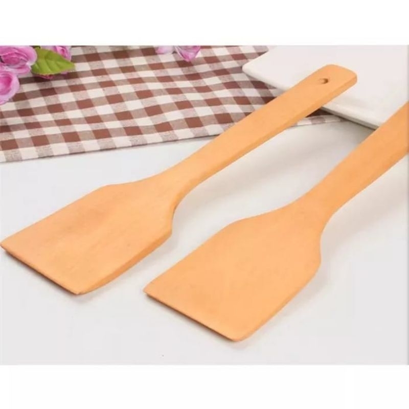 Spatula Masak Kayu / Spatula Kayu / Spatula Masak anti baret