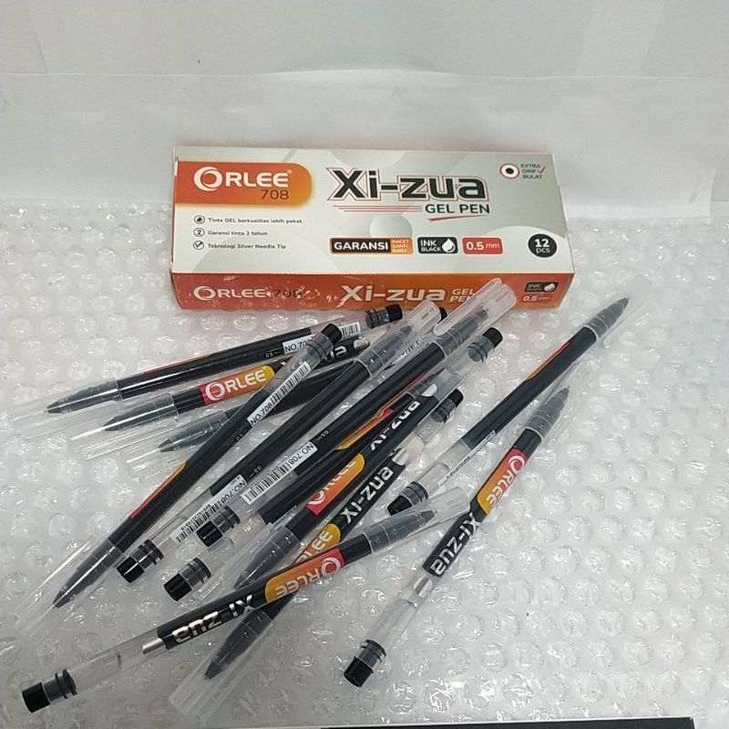 

pulpen gel xi-zua Orlee( 1 pack 12 pcs)