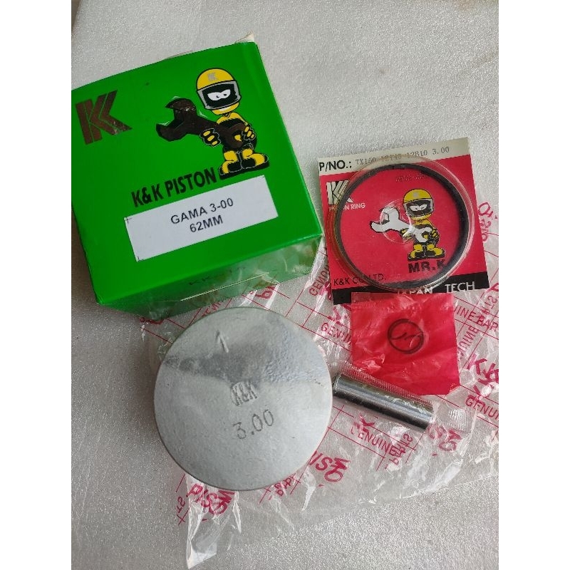 Piston Kit Suzuki RGR150 Oversize 3.00 KNK Best Quality