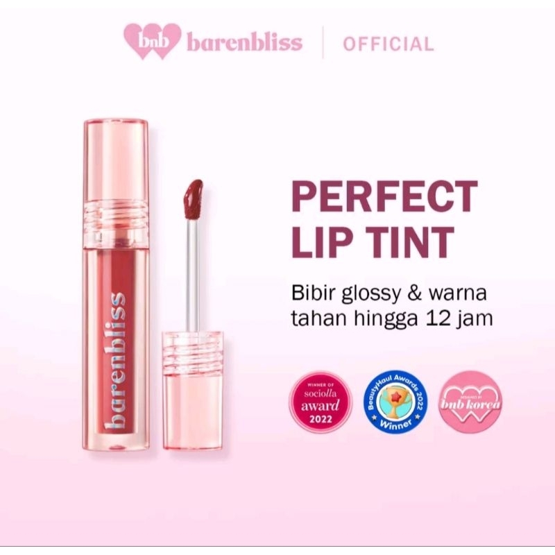 BARENBLISS BNB peach makes perfecr lip tint korea glossy
