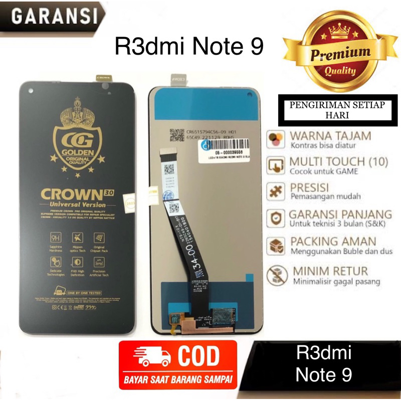 Lcd Touchscreen REDMI NOTE 9 Fullset ORIGINAL