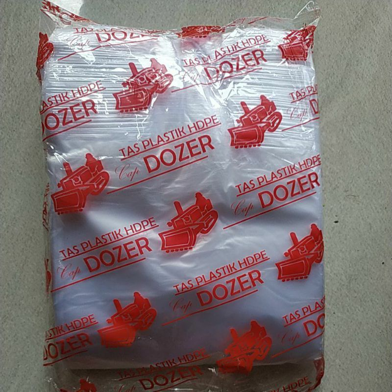 Kantong Plastik Dozer merah ukuran 24