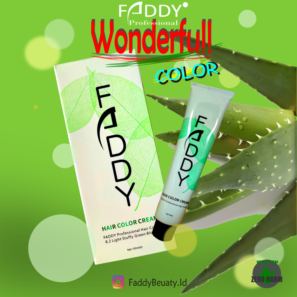 Pewarna Rambut / Faddy Hair Color Cream 100+100ml