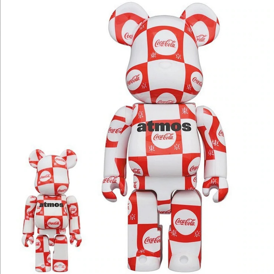BearBrick Atmos Coca-Cola Tokyo Figure Set BNIB Original 100% & 400%