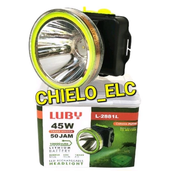 Senter Head Luby 2881 Senter Kepala Luby L2881, Luby L2881L L2881K, Original