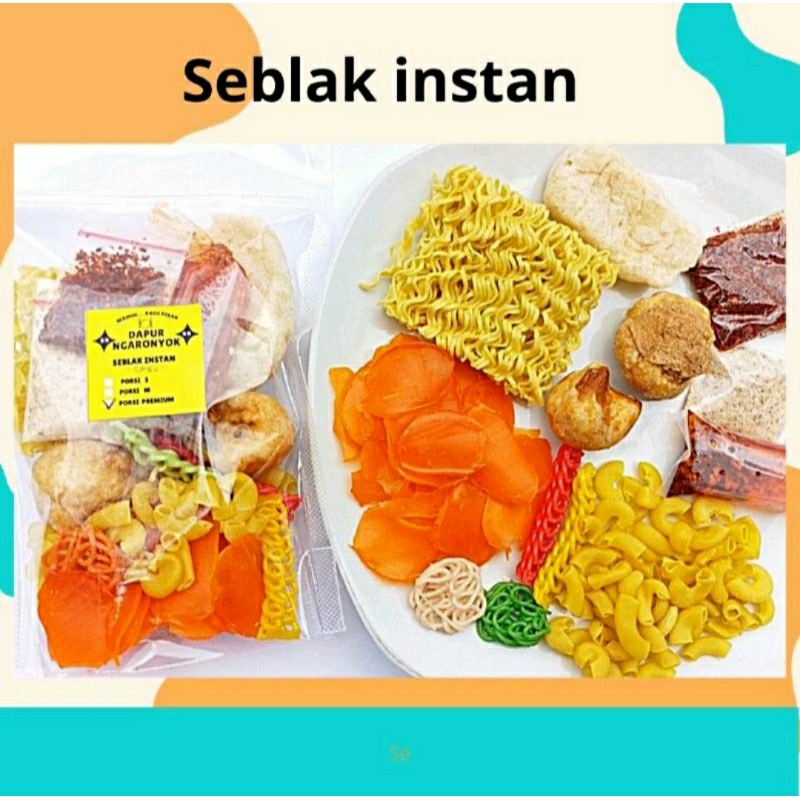 

seblak instan / seblak kemasan / bahan seblak