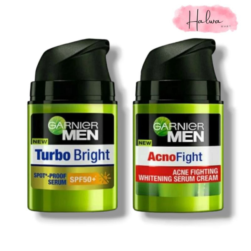 GARNIER MEN SERUM TURBO BRIGHT SPOT PROOF, ACNO FIGHT SERUM SPF 50+ 40ML