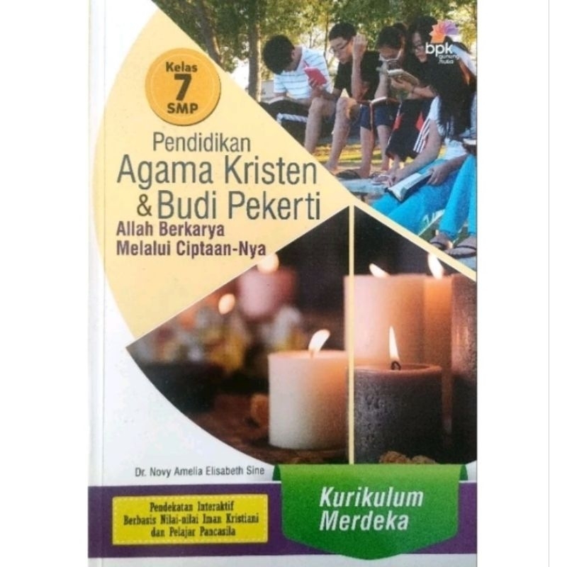 Buku Siswa Pendidikan Agama Kristen & Budi Pekerti Kelas 7 Kurikulum Merdeka - BPK Gunung Mulia