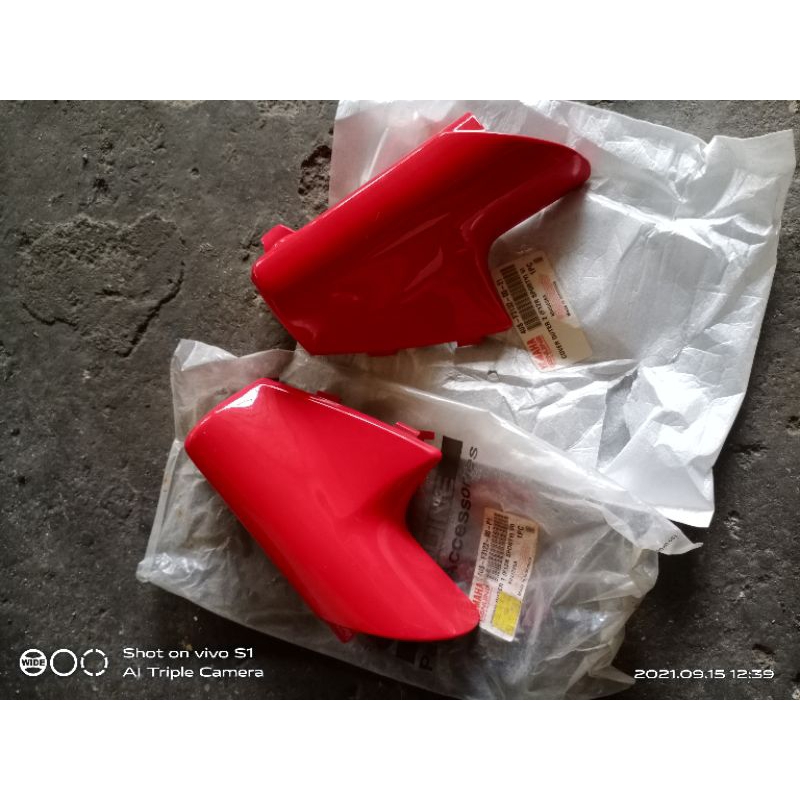 cover shock shok sok depan yamaha f1zr original merah