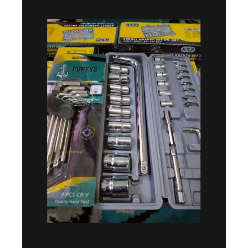 Paket Kumplit Kunci Shock + Kunci L