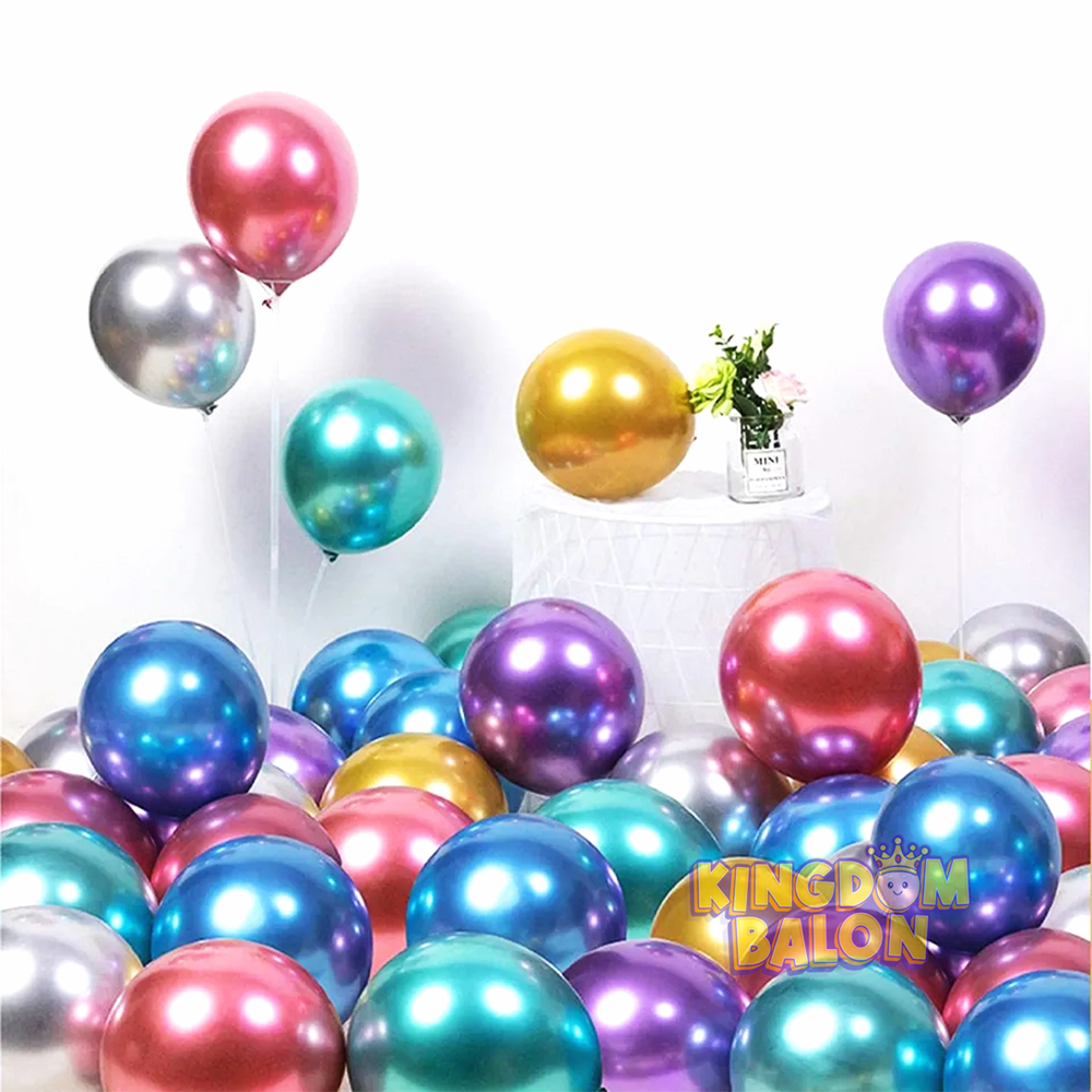 Balon Latex Chrome / Balon Metalik Chrome / Balon Chrome