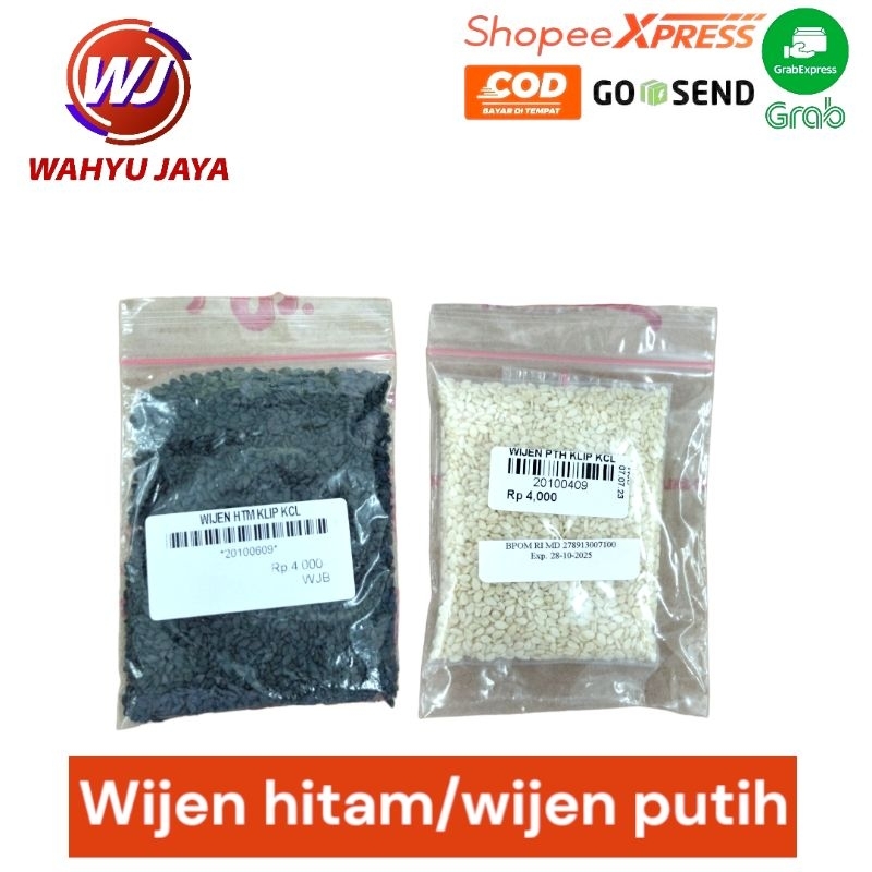 

wijen klip hitam/klip putih20gram