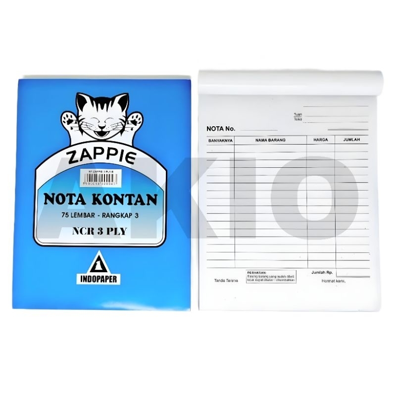 

Nota 3 Ply Kontan Besar Murah NCR ZAPPIE INDOPAPER Berkualitas