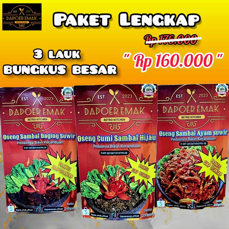 

paket oseng mercon
