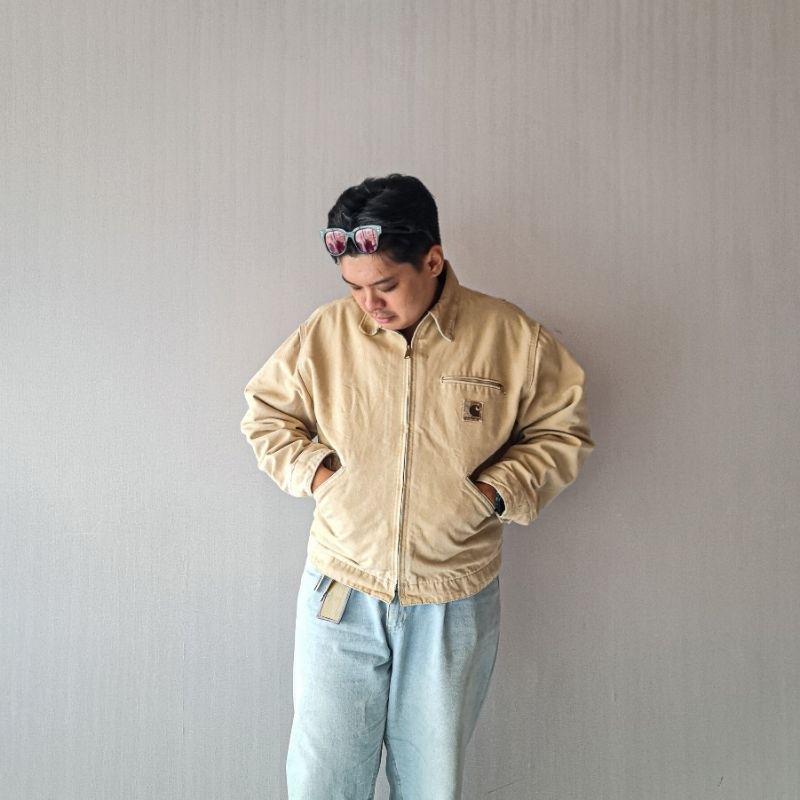 Carhartt Detroit Jacket J43 WET Rare Vintage