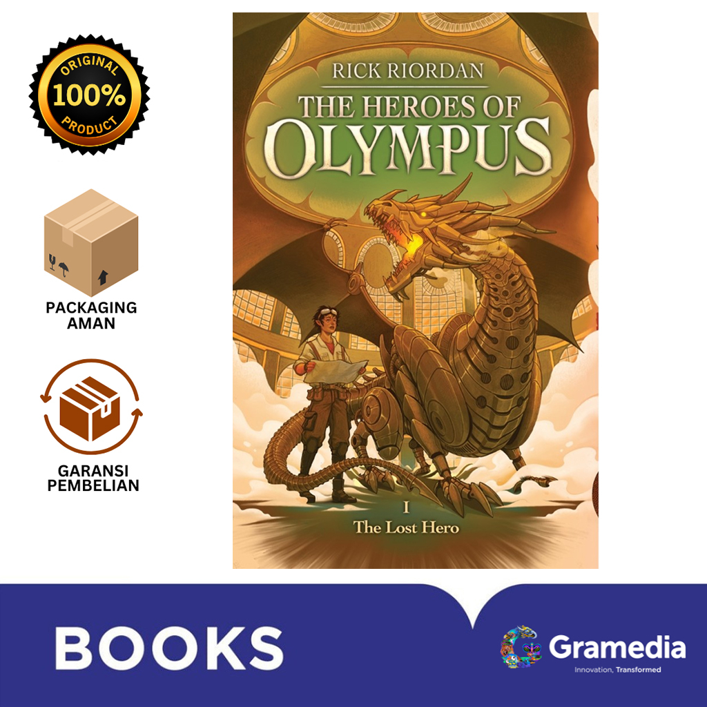 Gramedia Bali - THE HEROES OF OLYMPUS #1 : THE LOST HERO (REPUBLISH 2023)